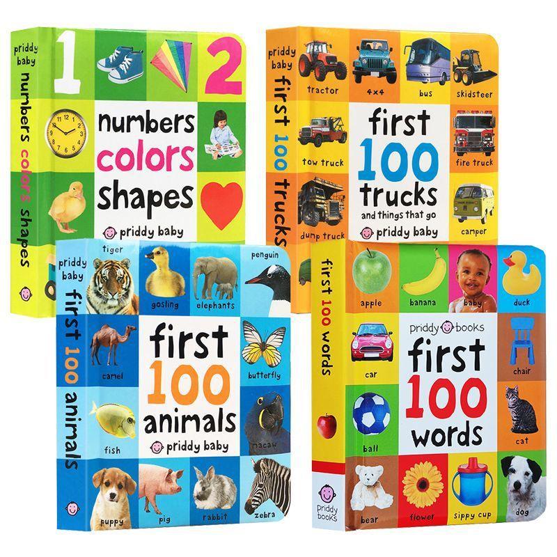 0-2 Years English Children'S Cognitive Encyclopedia Enhancing Cognition Children'S Early Learning Books Gift For Kidss