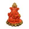 @ Lord Ganesha Idol In Orange Color Ideal For Car Dashboard 80Gm Zr-7030-60%Off