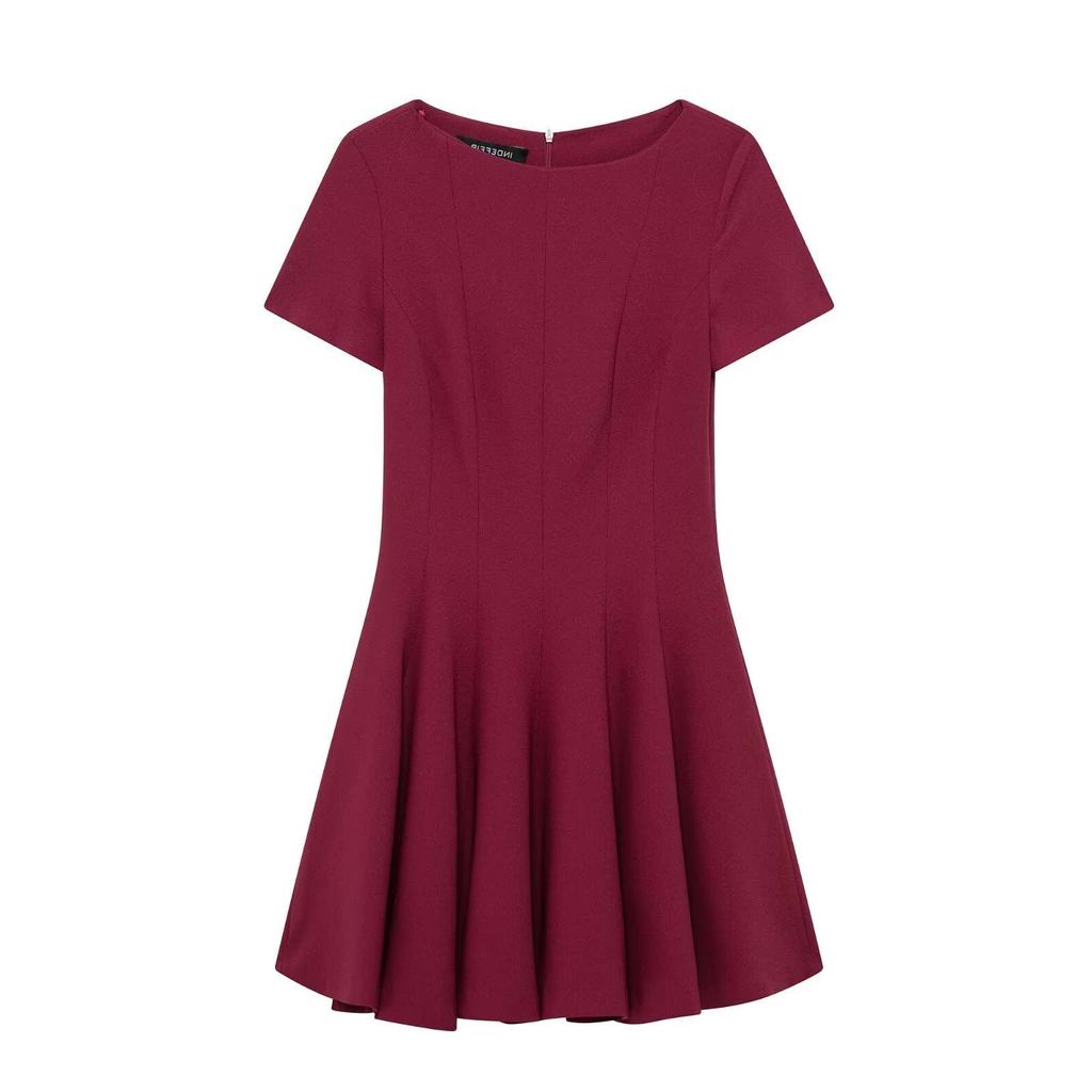 TAOP&ZA Damen Elegantes Mini-Kleid mit Rüschensaum - Frühjahrskollektion