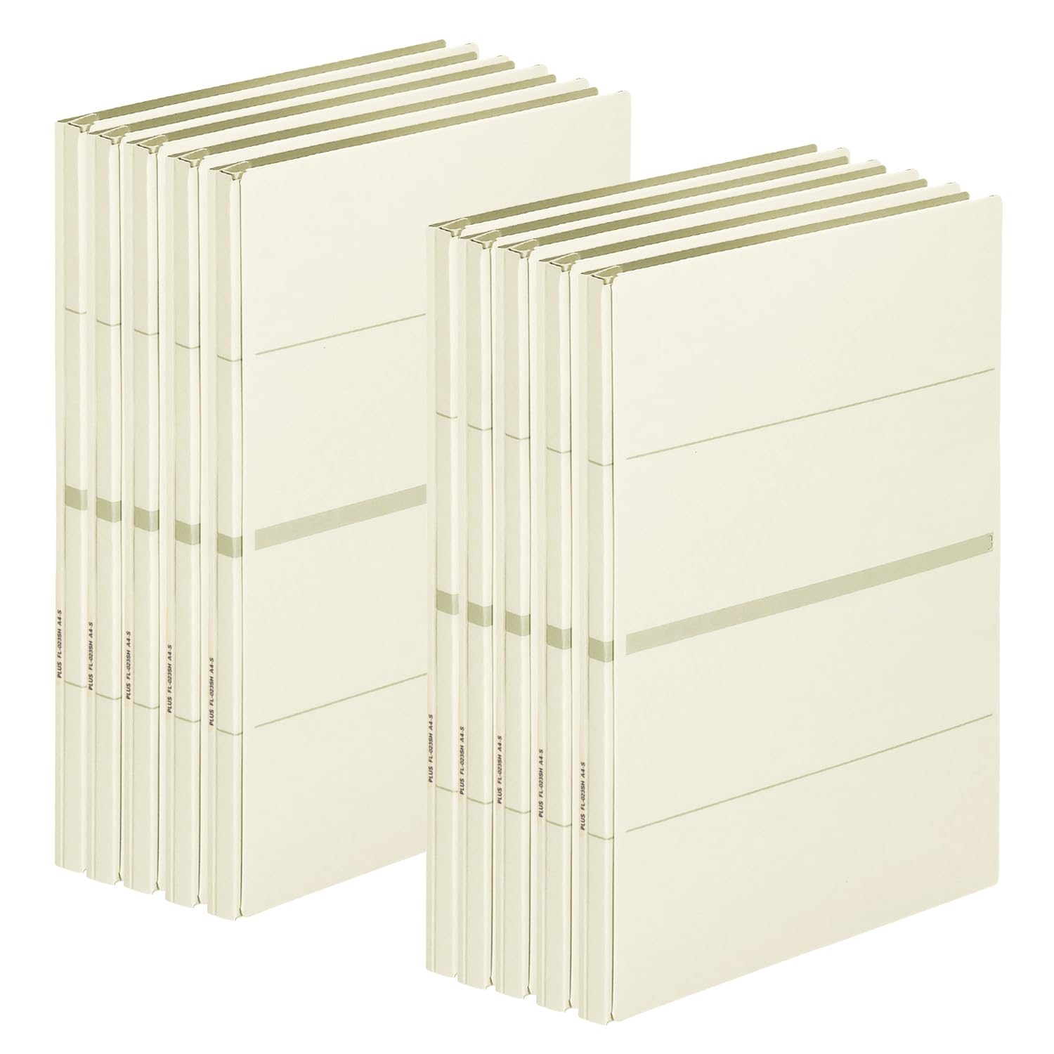 Plus Flat File Expandable Binding String Type Replacement 10 x 10 A4, Spine, Senobas, / Cover, Ivory, pieces, FL-023SH, 89-135 слоновая кость