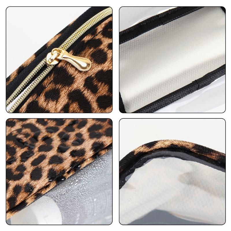 Portable Cosmetic Organizer Bag with Spacious Interior for Makeup Brushes for Beauty Enthusiasts and Frequent Traveler