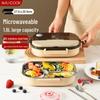 Mei Chu Verdeelde Geïsoleerde Bento Lunchbox