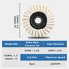 Wool Polishing Wheel for Angle Grinder, Premium Felt Buffing Pad, High Density Disc for Marble Stone Metal Stainless Steel
