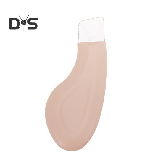 

Силиконовый скребок для лица для глубокой очистки, удобный для путешествий, скраб для кожи, шпатель для лица, инструмент для удаления черных точек на носу для мужчин и женщин бежевый