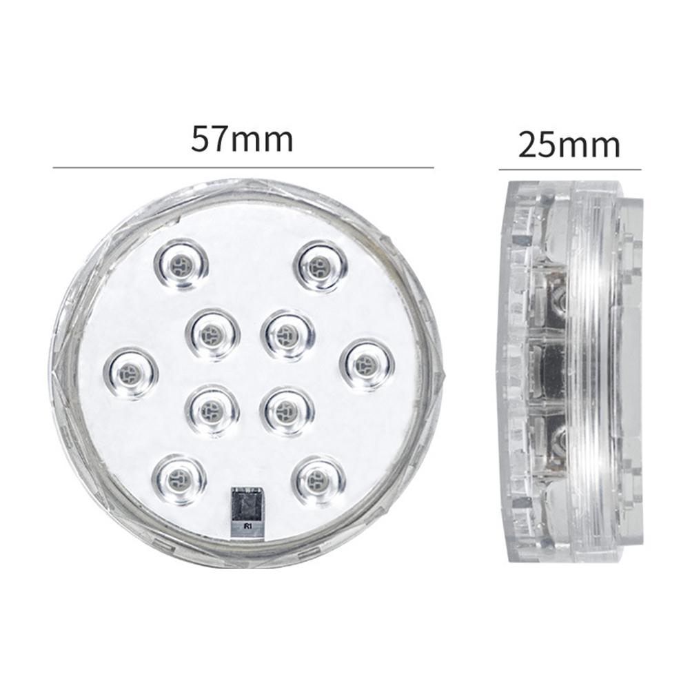 Underwater Lamp RGB Waterproof Swimming Pool LED Lamp Fish Tank Hot Tub Pond Swimming Pool Bathtub Aquarium Decor