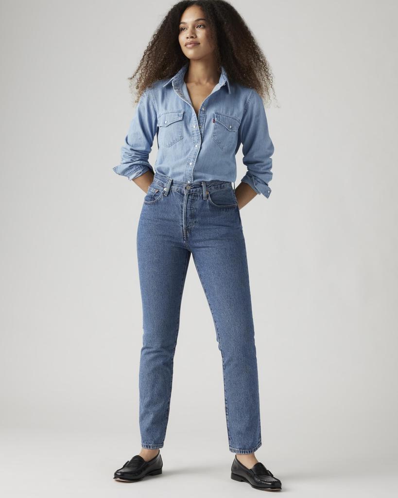 Levi's 501(R) FÜR DAMEN Jeans im geraden Schnitt W23 L30 12501-0438