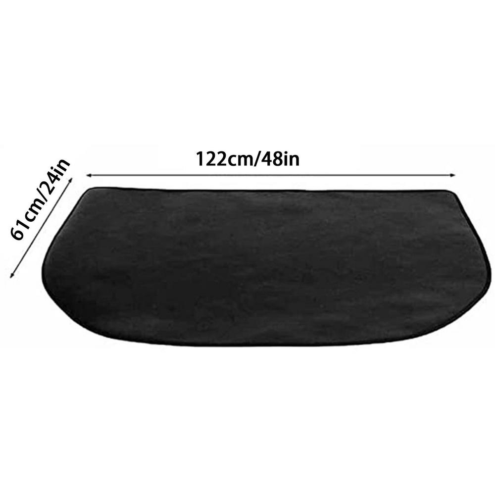 

Огнеупорный Огнестойкий Высокотемпературостойкий Коврик для камина Двухслойная Защита пола из стекловолокна Для деревянного камина