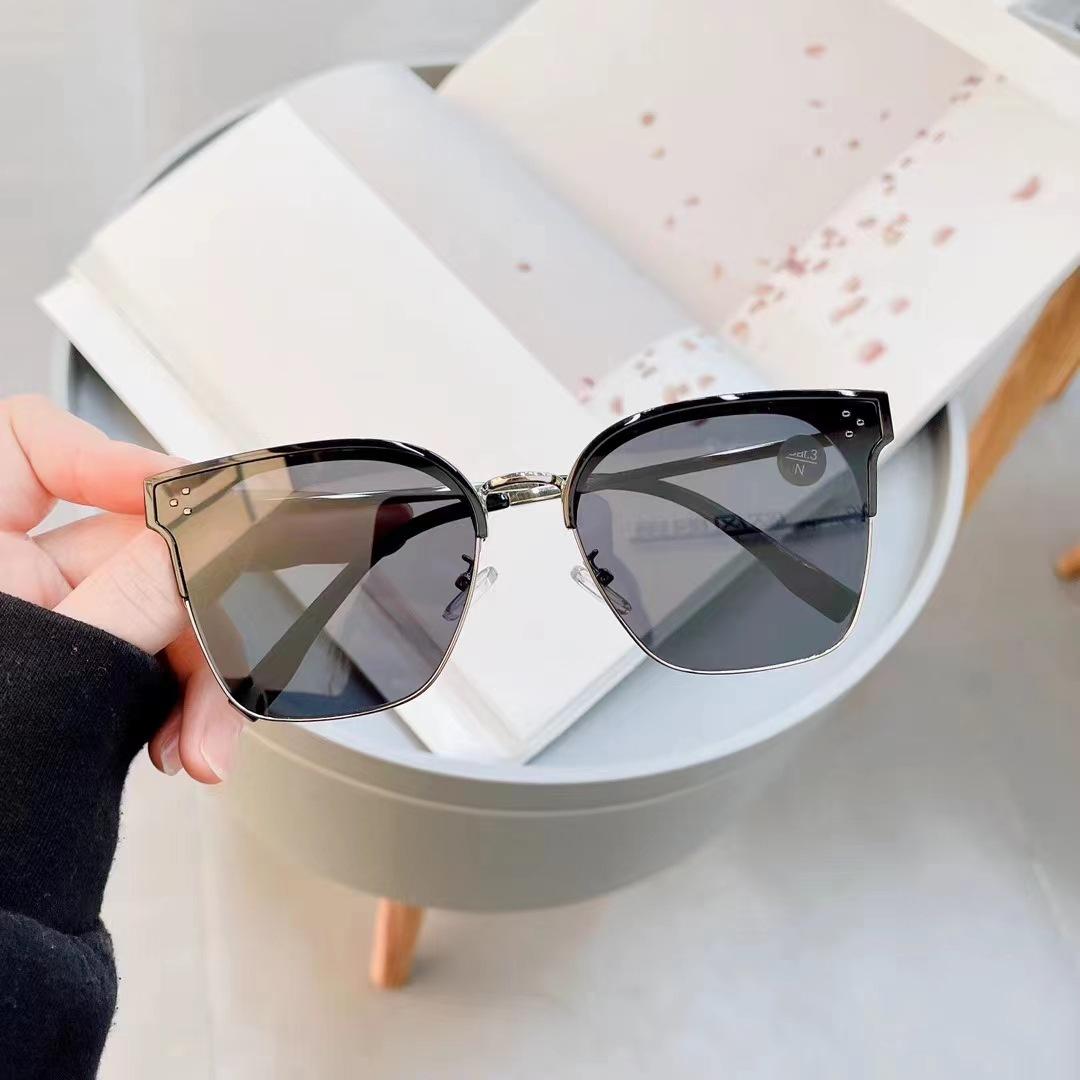 

High Quality Women Sun Glasses Stylish Designer Square Shape Female Sunglasses Semi-rimless Men Sunglass