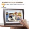10,1palcový WiFi chytrý digitální fotorámeček 1280x800 IPS HD 1080P Elektronické album Dotyková obrazovka Elektronický digitální fotorámeček