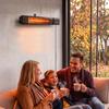 Wall Mounted 2000 W Electric Infrared Patio Heater