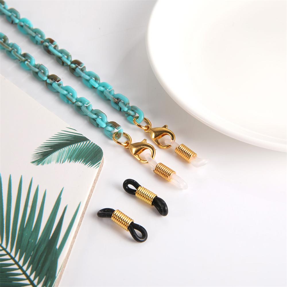 

Teamer Tiny Acrylic Glasses Chain Women Mask Strap Necklace Face Mask Holder Fashion Eyewear Accessories Sunny Cord Landyard