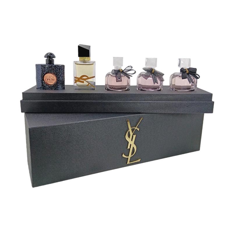 SAINT LAURENT Perfume Sample Set Reverse Paris+Black Opium+Eau De Liberté Eau De Parfum EDP Eau De Toilette 5 Piece Set Gentle