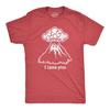 I Lava You Shirt, Volcano Love Pun, Unisex Valentines Tee