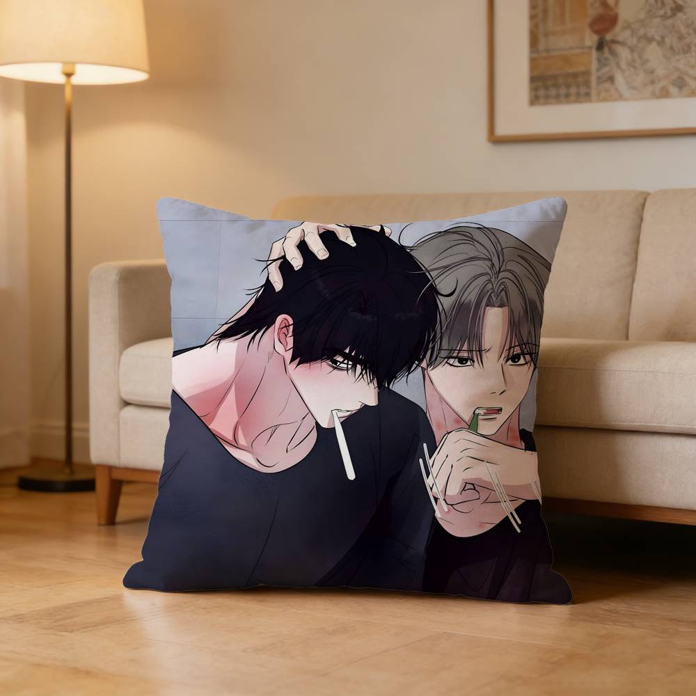 Unsleep Bl Anime Comic Pillow Case for Sofa Living Room Home office Decor Protective Cover