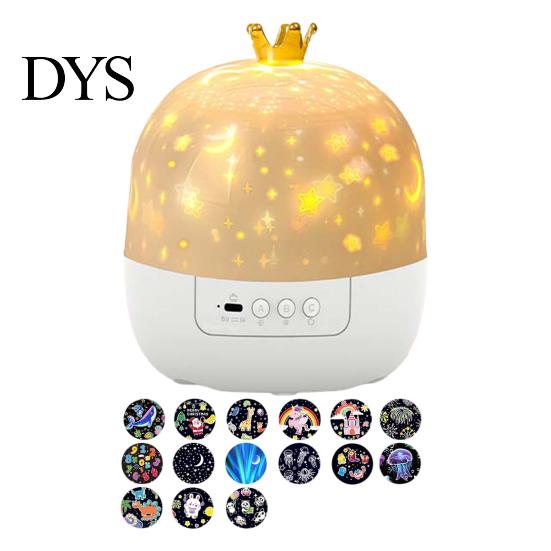 Bedroom Projector with Music Speaker Dream Star Lamp, Rotating Night Light Box & Sleep Aid Lamp for Toddlers Bluetooth-compatible Speaker, 15/21 Theme