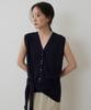 TOWAV Ella Scarf Knit Vest_Navy