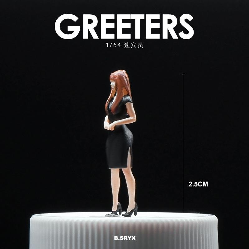 1/64 Miniature Human Figure Model, Miniature Toy, Mini Figurine, Scene Decoration Props, Diorama Matching Figures