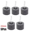 5Pcs 6mm 1/4" Shank Polishing Wheel 20/25/30/40/50mm Sharpening Head Durable Grinding Head