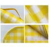 Foldable Picnic Mat Waterproof Sand Blanket Extra Large Picnic Rug Healthy Odor-Free Fabric Yellow Red Stripe Blanket for Beach