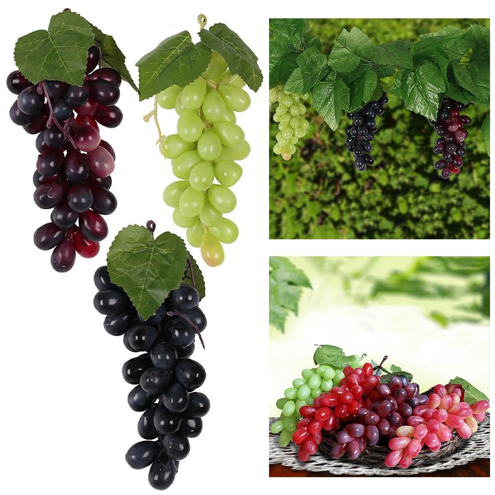 Artificial Grapes Decorative Grapes Fake Fruit Decoration Joyful Decoration