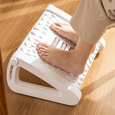 Ergonomická kancelářská opěrka nohou Přenosná opěrka nohou pod stolem Stolička pro nohy v domácí kanceláři Stolička na nohy s masážními válečky