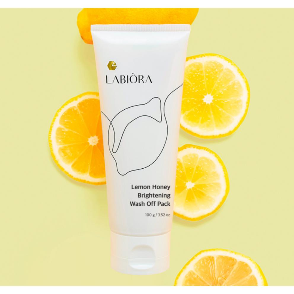 Laviola Bae Jong-ok Lemon Honey Pack Exfoliating Wash-Off Mask 100g
