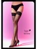 Ultra Sheer Lace Top Thigh Highs with Back Seam