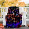 1pc Villains1 Theme Blanket - Digital Print, Polyester, Cozy for All Seasons, Perfect for Outdoor, and Travel