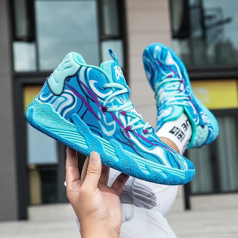 New three-ball third-generation basketball shoes MB.03 second-generation actual combat sneakers running shoes boots friction sound