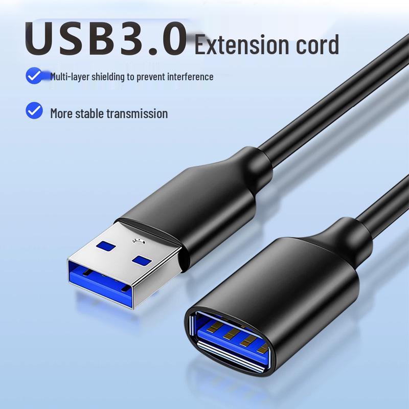 USB 3.0 Male To Female Extension Cable for Charging, Data Transfer, Computer, Printer, Keyboard, Mouse, and U Disk