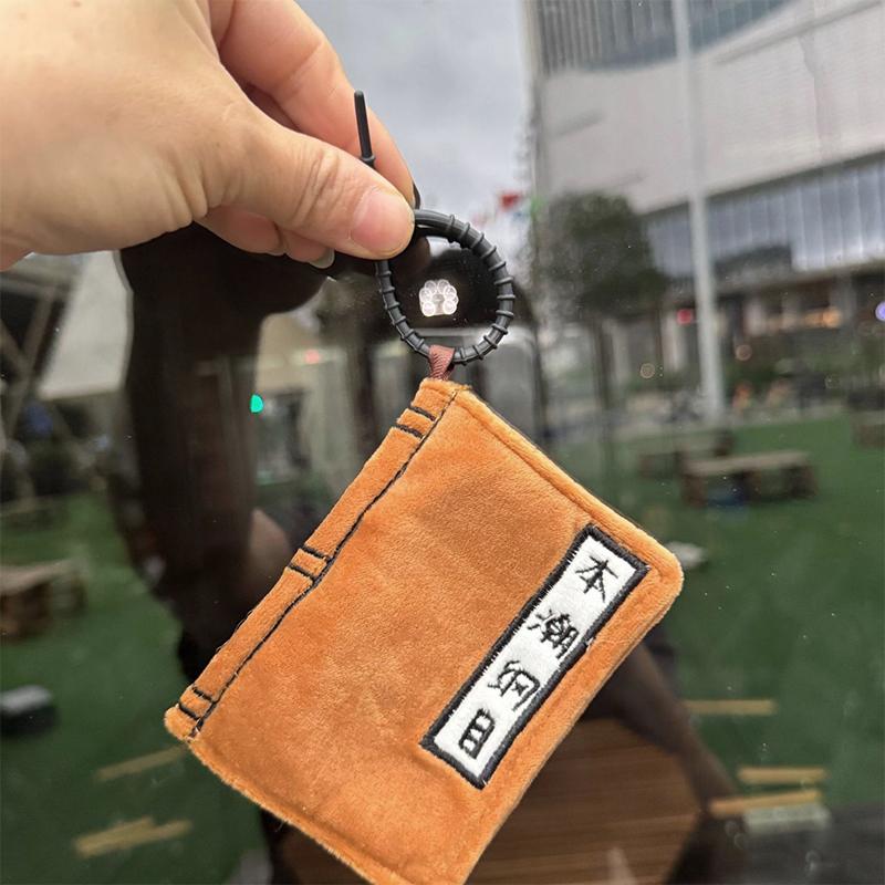 Cute Medicinal Herb Plush Doll Pendant Cartoon Medicine Pot And Herbs Keychain Toy  Bag Decoration Accessories Gift