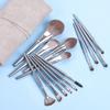 Makeup brush set, eye shadow brush, powder blusher brush, highlight brush, powder brush, eyelash brush, 14 pieces