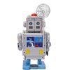 Wind Up Vintage Robot Retro Clockwork Collectible Tin Robot Toy for Decoration Collection Photography Prop