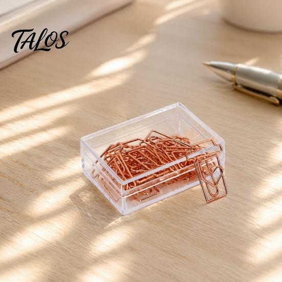 School Supplies for Organization 10PCS Rose Gold Metal Paper Clips, Decorative Cartoon Shape Cute Bookmarks Bookmarks, Creative Documents Organizers