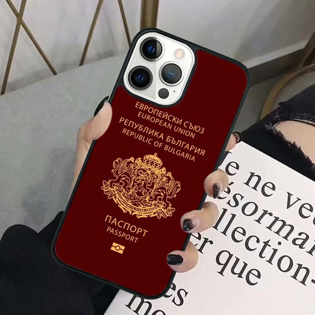Phone Case For Apple iPhone 17 Air 16 15 12 13 11 14 Pro Max 6S Plus 12mini 13mini Bulgaria Flag Passport Map