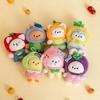 Adorable  Fruit Hat Animal Plush Charm, Fluffy Penguin Bunny Bear Duck Pendant For Bag Ornament And Gifts.
