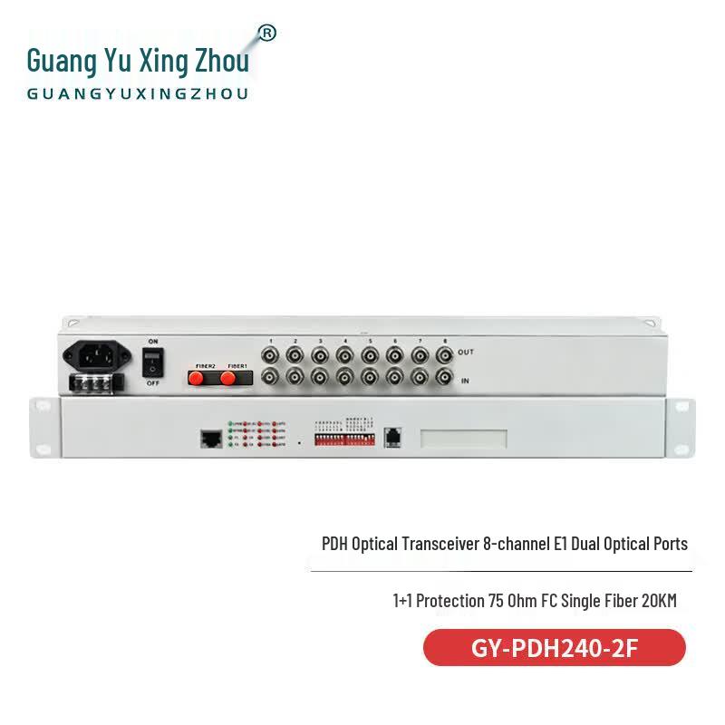 GY-PDH240-2F 8E1 PDH Optical Terminal Unit