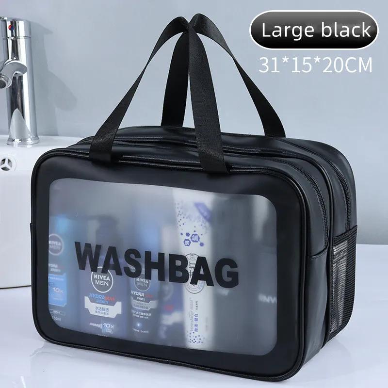 

Waterproof Makeup Bag for Women, Wet and Dry Separation, Portable Swimsuit Storage Bag, Large Capacity Men s Beach Toiletry Bag
