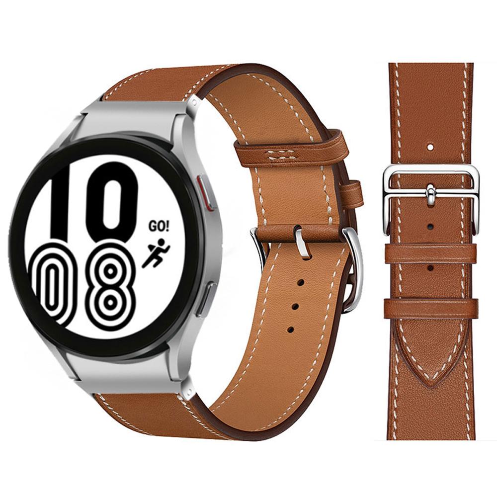 20mm Armband für Samsung Galaxy Watch 6 4 classic/5 Pro 44mm 40mm 47mm 43mm 45 Ohne Lücken Lederarmband Correa Galaxy Watch 6 Armband