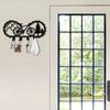 Heavy Duty Iron Bicycle Key Rack 11.8 Inch Wall Hook Bohemian Design Home Office Gift