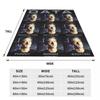 Stars Treks The Many Emotions Of Data Velvet Throw Blanket Blanket for Home Couch Soft Bedding Throws