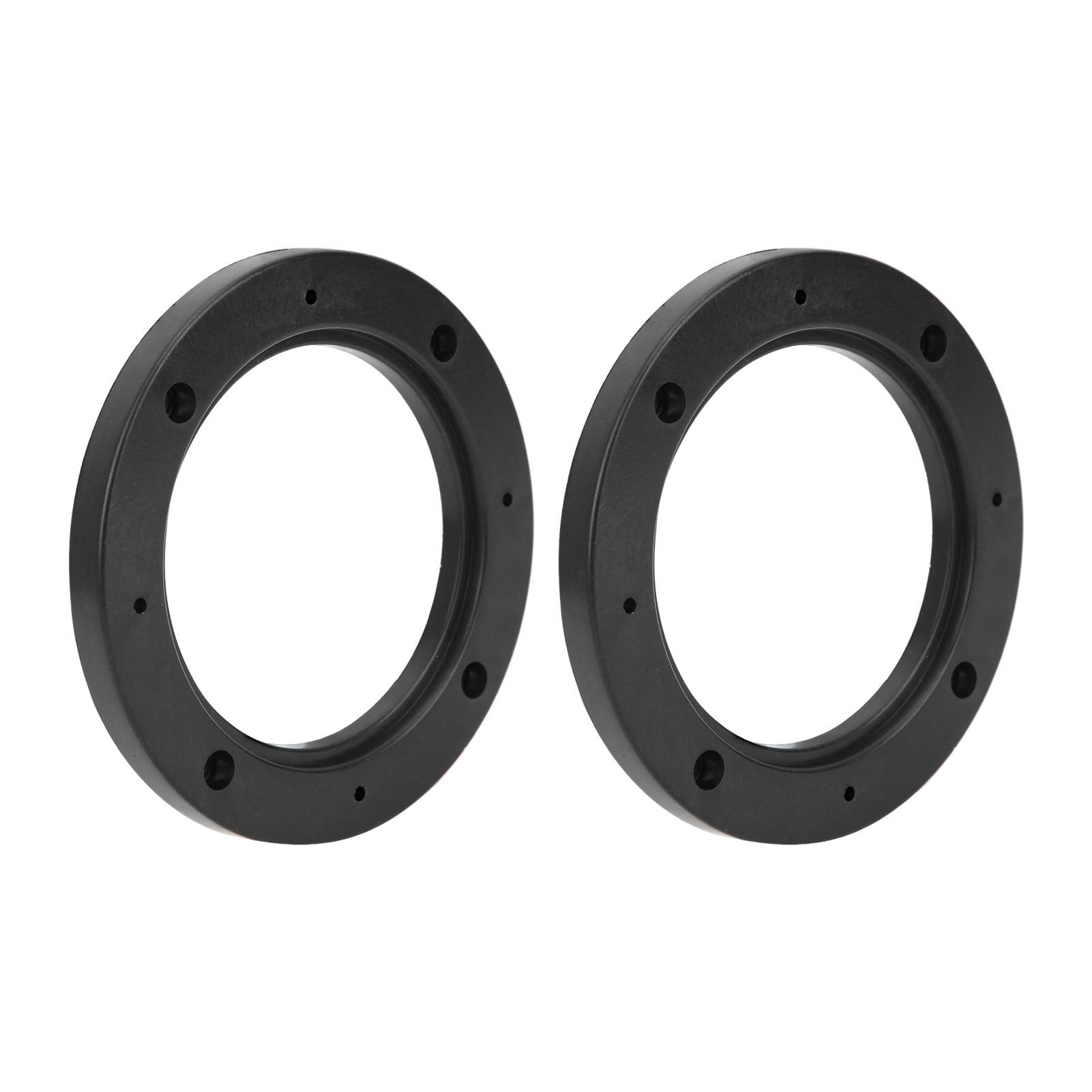 

2 шт. 4-дюймовый автомобильный динамик с кольцевой накладкой, черный, для модификации автомобиля, замена, универсальный