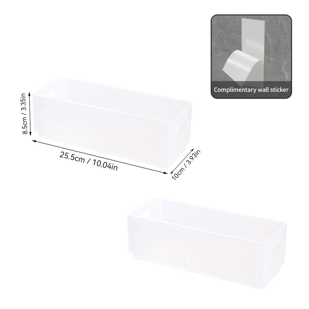 Kitchen Cabinet Door Storage Organizer Wall Mounted Punch Free Plastic Folding Storage Box Multifunctional Shelf