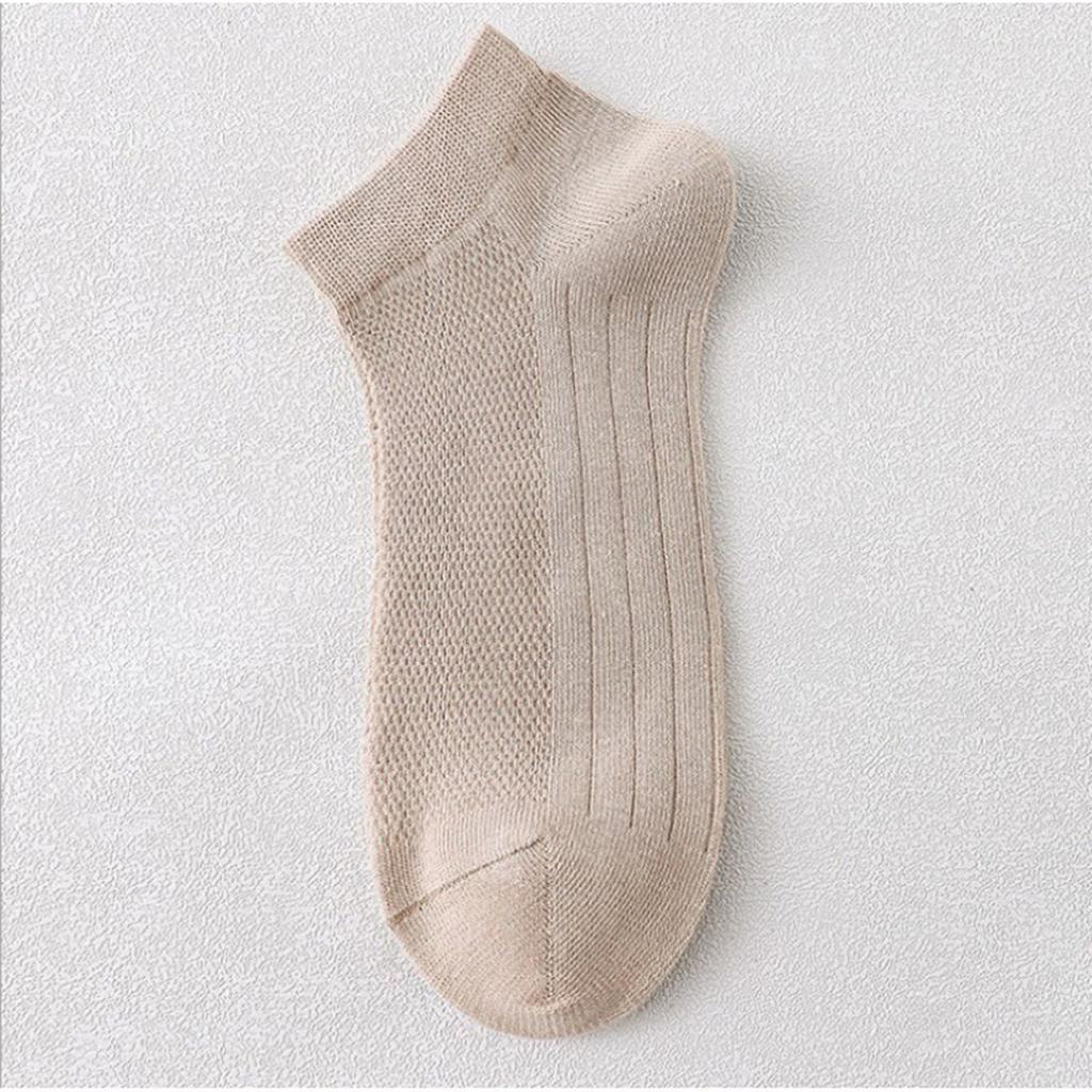 Men Breathable Mesh Athletic Low Cut Socks Lightweight Moisture Wicking Thin Sports Ankle Socks for Daily Wear