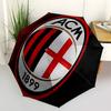 AC Milan, 1899 Αυτόματο Άνοιγμα και Κλείσιμο, 8 Ακτίνες Δομή Φορητή Ομπρέλα, Κατάλληλη για Άνδρες και Γυναίκες σε Όλες τις Εποχές Τέλειο Δώρο για