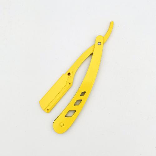 Men Barber Shaving Razors Folding Knife Unisex Hair Removal Tool Eyebrow Knife ( Blades Not Included) Multicolor Makeup Tool
