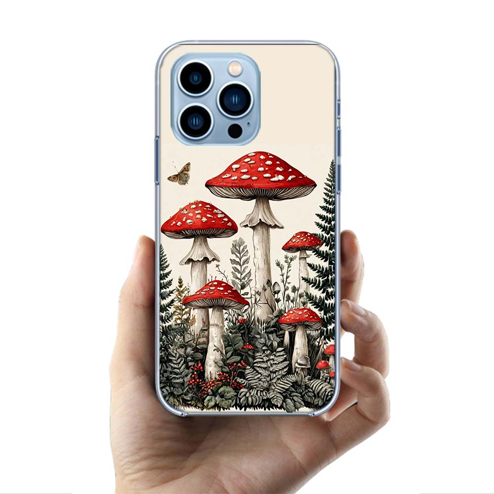 

Colorful Mushroom Cases Phone Case For Iphone 17E 16E 17 Air 16 Pro Max 15 Pro 14 Plus 11 13 12 Mini Cover Cases Compatible with iPhone 15