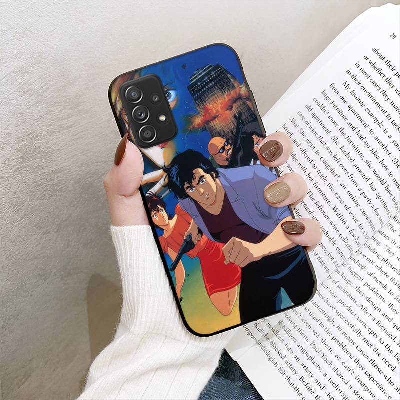

Чехол для телефона City Hunter Comic для Samsung Galaxy A02 A12 A21 A22 A32 A41 A42 A51 A71 A72 Shell SamsungA51