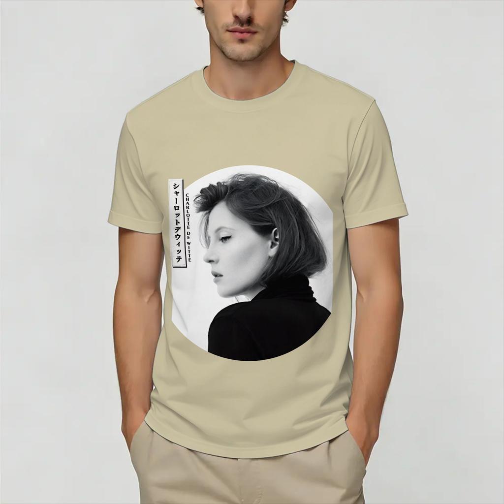 Funny Charlotte De Witte TShirts Unisex Round Collar 100 Cotton T Shirts Short Sleeve Tees New Arrival Clothes
