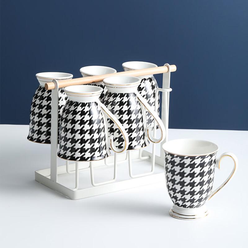 Wutuo Ceramic Mug & Draining Rack Set